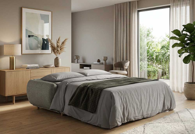 Sofa Bed Plum
